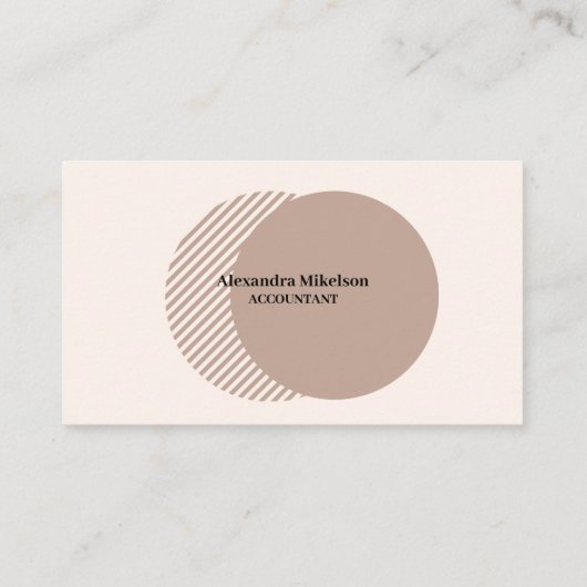 Minimale en professionele zakelijke foto van werkn visitekaartje (Achterkant)