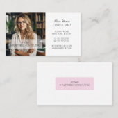 Minimale en professionele zakelijke foto van werkn visitekaartje (Voorkant / Achterkant)