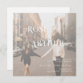 Minimale en zwarte en witte kleur (Voorkant / Achterkant)