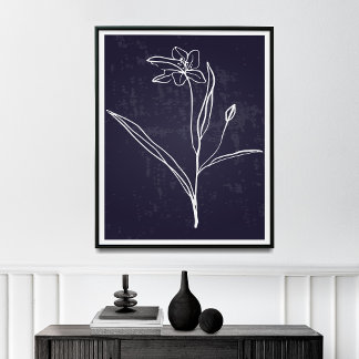 Minimale enkelvoudige lijntekening van de ventilat poster