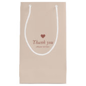 Minimale enveloppen Dank u papieren tas Klein Cadeauzakje (Voorkant)