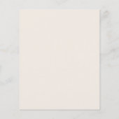Minimale Estheetische Studio Roze Zand Flyer (Achterkant)