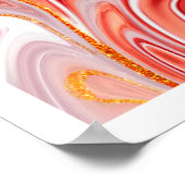 Minimale esthetische Abstracte marmer Poster (Hoek)