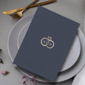 Minimale esthetische Floral Islamitische bruiloft  Kaart