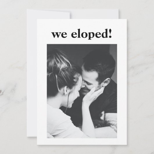 Minimale esthetische fotoexplosiepartij kaart (Voorkant)