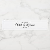 Minimale etiketten voor gevechtsflessen (Enkel label)