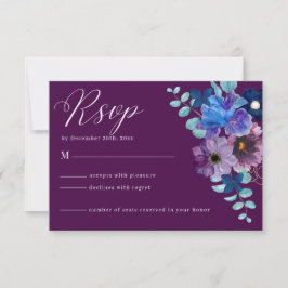 Minimale Eucalyptus Leaves Greenery Wedding RSVP Kaartje