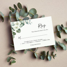 Minimale Eucalyptus Leaves Greenery Wedding