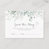 Minimale Eucalyptus raad hoeveel Kaart spel Visitekaartje (Voorkant)