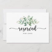 Minimale Eucalyptus Redding Gereserveerd (Voorkant)