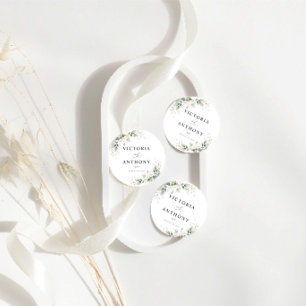 Minimale Eucalyptus Ronde Trouwonderzetter Kartonnen Onderzetter