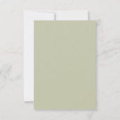 Minimale Eucalyptus Save The Date Kaart (Achterkant)