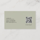 Minimale Eyelashes Extensions Salon Folie Stars Visitekaartje (Achterkant)