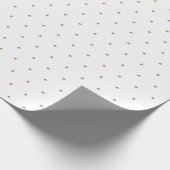 Minimale Faux Gold Foil Stars Pattern Cadeaupapier (Hoek)