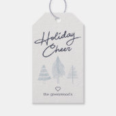 Minimale feestdag cadeaulabel (Voorkant)