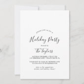 Minimale feestdag kaart (Voorkant)