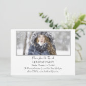 Minimale feestdag kaart (Staand voorkant)