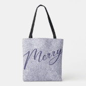 Minimale feestdag voor feestelijke feestdagen bij  tote bag (Achterkant)