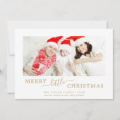 Minimale feestelijke feestelijke Baby Feestdagenkaart (Voorkant)