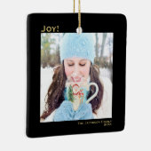 Minimale feestelijke feestelijke feestelijke feest keramisch ornament (Rechts)