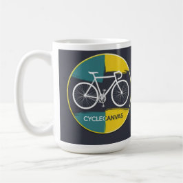 Minimale Fiets Illustratie – Koffiemok