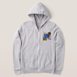Minimale fiets kunst grafisch – Moderne motorfiets Hoodie