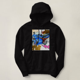 Minimale fiets kunst grafisch – Moderne motorfiets Hoodie