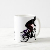 Minimale Fiets Kunst Koffiemok (Voorkant rechts)