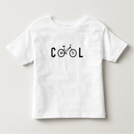 Minimale fiets met fietscyclus voor kool kinder shirts