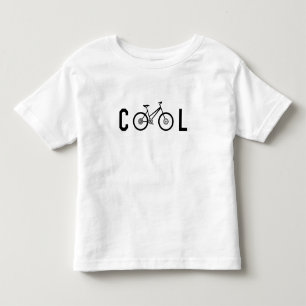 Minimale fiets met fietscyclus voor kool  kinder shirts