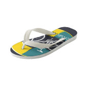 Minimale Fietsillustratie – Kinder Teenslippers (Schuin)