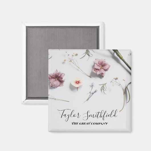 Minimale Floral Magneet (Voorkant / Achterkant)