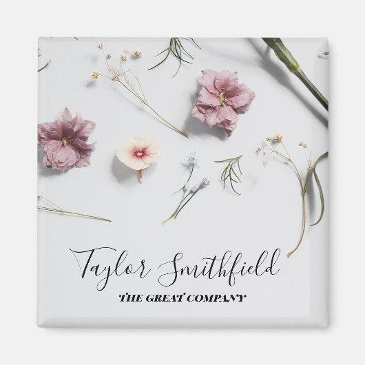 Minimale Floral Magneet (Voorkant)