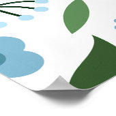 Minimale Floral Spring Poster (Hoek)