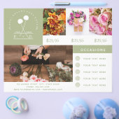 Minimale Florist Business Foto Flyer (Enkel)