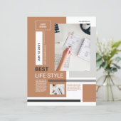 Minimale flyer-Sjabloon | Schoon en modern (Staand voorkant)