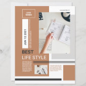 Minimale flyer-Sjabloon | Schoon en modern (Voorkant)