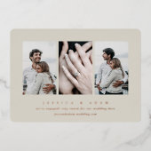 Minimale Folie 3 Aankondiging Verloving foto's (Voorkant)