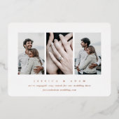 Minimale Folie 3 Aankondiging Verloving foto's (Voorkant)