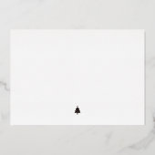 Minimale Folie Mijn eerste kerstfoto F Folie Feestdagenkaart (Achterkant)