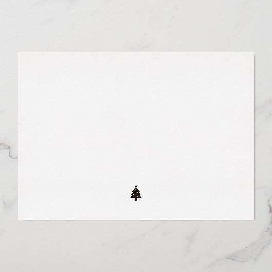 Minimale Folie Mijn eerste kerstfoto F Folie Feestdagenkaart (Achterkant)