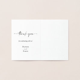 Minimale Folie voor Script ELLE Folie Kaarten