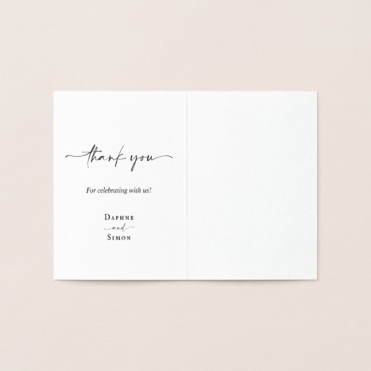 Minimale Folie voor Script ELLE Folie Kaarten (Binnen)