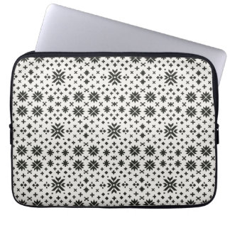 Minimale Folk Geometrie Naadloos Patroon Laptop Sleeve