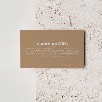 Minimale formale bruine bruiloft goed