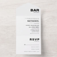 Minimale formale legante bar Mitzvah