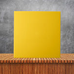 Minimale forsythia heldergele, stevige kleuren tegeltje<br><div class="desc">Minimalistisch YForsythia Bright gele,  vaste kleurenkeuken en -badkamer</div>