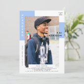 Minimale foto Afstuderen foto's Aankondiging (Staand voorkant)