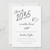 Minimale Foto Afstuderen Klasse van is hier uit Kaart (Voorkant)