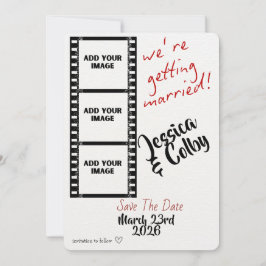 Minimale Foto Bewaar de Datum Aangepast Modern Save The Date